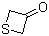 Thietan-3-one molecular structure (CAS 22131-92-6)