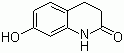 3,4-Dihydro-7-hydroxy-2(1H)-quinolinone molecular structure (CAS 22246-18-0)