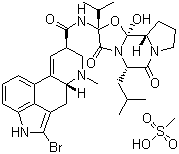 Bromocriptine mesylate molecular structure (CAS 22260-51-1)