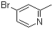 4-溴-2-甲基吡啶分子结构 (CAS 22282-99-1)