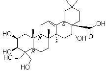Platycodigenin molecular structure (CAS 22327-82-8)