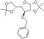 3-O-苄基-1,2:5,6-双-O-异丙亚基-alpha-D-呋喃半乳糖分子结构 (CAS 22331-21-1)