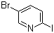 5-溴-2-碘吡啶分子结构 (CAS 223463-13-6)