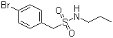 1-(4-溴苯基)-N-丙基甲磺酰胺分子结构 (CAS 223555-85-9)