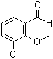 3-氯-2-甲氧基苯甲醛分子结构 (CAS 223778-54-9)