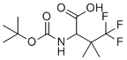 2-((叔-丁氧羰基)氨基)-4,4,4-三氟-3,3-二甲基丁酸分子结构 (CAS 2242426-49-7)