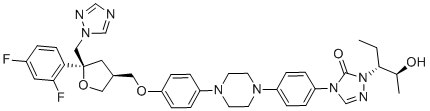 Posaconazole Diastereoisomer 4 (S,S,R,S) molecular structure (CAS 2243785-98-8)