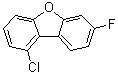 1-氯-7-氟二苯并呋喃分子结构 (CAS 2245035-70-3)
