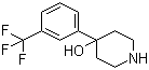 4-(3-Trifluoromethyl)phenyl-4-piperidinol molecular structure (CAS 2249-28-7)