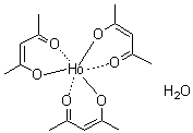 (OC-6-11)-三(2,4-戊烷二酮-O,O')钬一水合物分子结构 (CAS 22498-66-4)