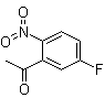 2'-Nitro-5'-fluoroacetophenone molecular structure (CAS 2250-48-8)
