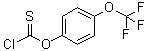 硫代氯甲酸 O-[对(三氟甲氧基)苯基]酯分子结构 (CAS 2251-66-3)