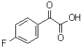 4-氟-alpha-氧代苯乙酸分子结构 (CAS 2251-76-5)