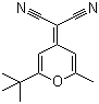 2-(2-叔丁基-6-甲基-4-吡喃亚基)丙二腈分子结构 (CAS 225378-53-0)