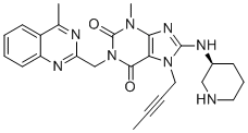 Linagliptin Impurity 5 molecular structure (CAS 2253964-85-9)
