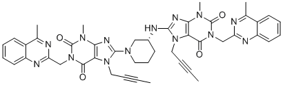N-Depiperidin-3-Amine Linagliptin Dimer molecular structure (CAS 2253964-98-4)
