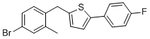 CAS # 2265214-89-7, Canagliflozin Impurity 70, 2-(4-bromo-2-methylbenzyl)-5-(4-fluorophenyl)thiophene