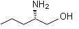 (S)-2-氨基-1-戊醇分子结构 (CAS 22724-81-8)