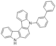 structure of CAS# 2303611-62-1, 5-([1,1'-联苯]-3-基)-5,8-二氢吲哚并[2,3-c]咔唑