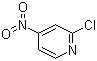 2-氯-4-硝基吡啶分子结构 (CAS 23056-36-2)