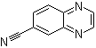 6-喹喔啉甲腈分子结构 (CAS 23088-24-6)