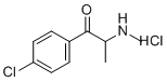4-氯甲卡西酮盐酸盐分子结构 (CAS 2319878-22-1)