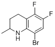 8-溴-5,6-二氟-1,2,3,4-四氢-2-甲基喹啉分子结构 (CAS 2323011-74-9)