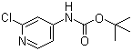 4-(N-叔丁氧羰基氨基)-2-氯吡啶分子结构 (CAS 234108-73-7)