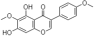 尼泊尔鸢尾异黄酮分子结构 (CAS 2345-17-7)
