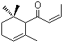 顺式-1-(2,6,6-三甲基-2-环己烯-1-基)-2-丁烯-1-酮分子结构 (CAS 23726-92-3)