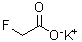 氟乙酸钾分子结构 (CAS 23745-86-0)