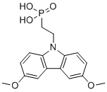(2-(3,6-二甲氧基-9H-咔唑-9-基)乙基)膦酸分子结构 (CAS 2377770-18-6)