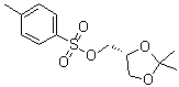 ((R)-2,2-二甲基-1,3-二氧杂环戊烷-4-基)甲基对甲苯磺酸酯分子结构 (CAS 23788-74-1)