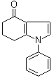 1,5,6,7-四氢-1-苯基-4H-吲哚-4-酮分子结构 (CAS 23870-03-3)