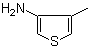 4-甲基-3-噻吩胺分子结构 (CAS 23967-97-7)