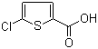 5-氯噻吩-2-羧酸分子结构 (CAS 24065-33-6)