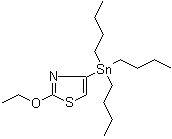 2-(乙氧基)-4-(三甲基锡烷基)噻唑分子结构 (CAS 240816-28-8)