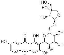 西伯利亚远志口山酮 A分子结构 (CAS 241125-76-8)