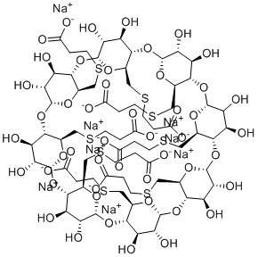 CAS 登录号：2412952-93-1, 舒更葡糖硫代乳酸杂质1八钠盐