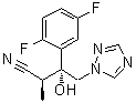 (alphaS,betaR)-beta-(2,5-二氟苯基)-beta-羟基-alpha-甲基-1H-1,2,4-三唑-1-丁腈分子结构 (CAS 241479-74-3)