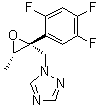 1-[[(2R,3S)-3-甲基-2-(2,4,5-三氟苯基)环氧乙烷基]甲基]-1H-1,2,4-三唑分子结构 (CAS 241479-80-1)