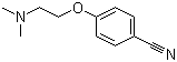 4-[2-(二甲基氨基)乙氧基]苯腈分子结构 (CAS 24197-95-3)