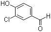 3-Chloro-4-hydroxybenzaldehyde molecular structure (CAS 2420-16-8)