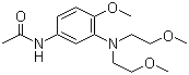 3-(N,N-Dimethoxyethyl)amino-4-methoxyacetanilide  molecular structure (CAS 24294-03-9)
