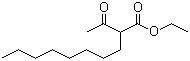 2-辛基乙酰乙酸乙酯分子结构 (CAS 24317-95-1)