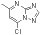 7-氯-5-甲基[1,2,4]三唑并[1,5-a]嘧啶分子结构 (CAS 24415-66-5)