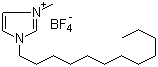 1-十二烷基-3-甲基咪唑鎓四氟硼酸盐分子结构 (CAS 244193-59-7)