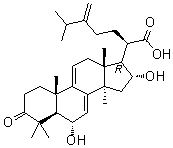 6alpha-羟基猪苓酸 C分子结构 (CAS 24513-63-1)