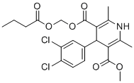 CAS # 2458150-60-0, Clevidipine butyrate impurity, 3-((Butyryloxy)methyl) 5-methyl 4-(3,4-dichlorophenyl)-2,6-dimethyl-1,4-dihydropyridine-3,5-dicarboxylate