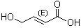 (E)-4-羟基巴豆酸分子结构 (CAS 24587-49-3)